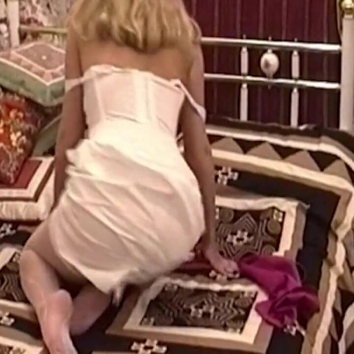 Blonde Amateur Teases with Banana Then Vibrator