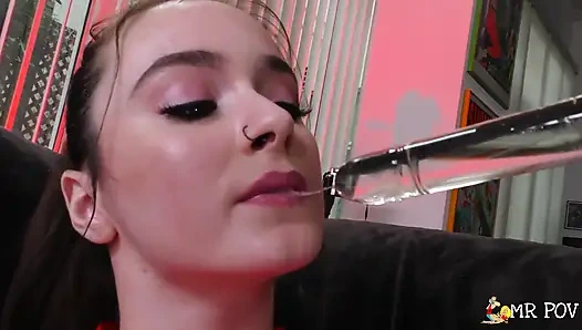 Hazel Moores Three Holes Gets Wrecked And Facialized