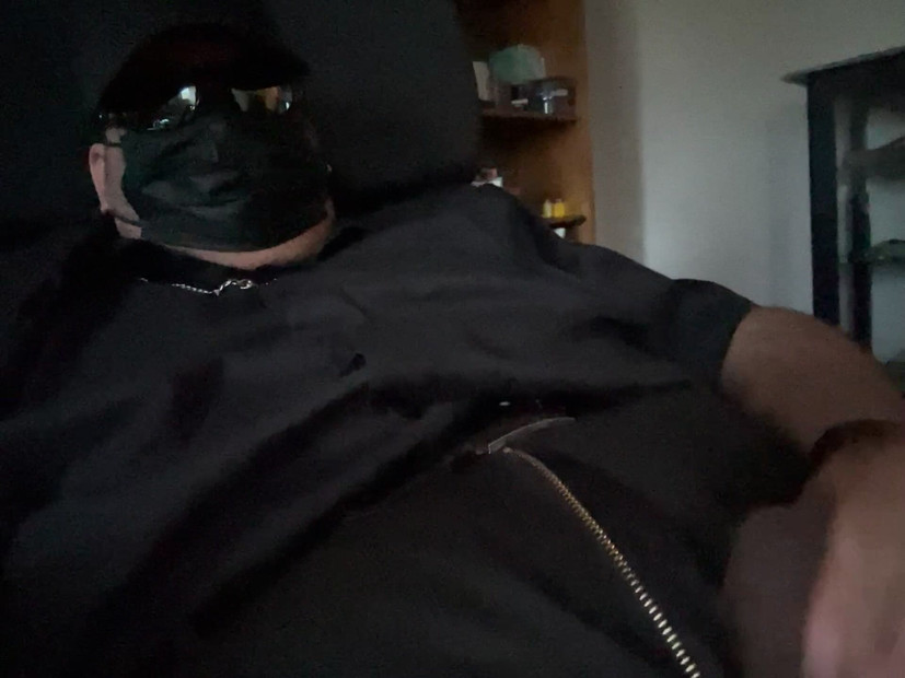 Fuck yeah! Hard orgasm while wearing sunglasses, cap and mask. My favorite way to dressing.