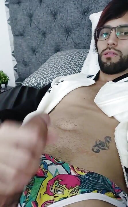 I was so horny after a show I had to shoot a nice load