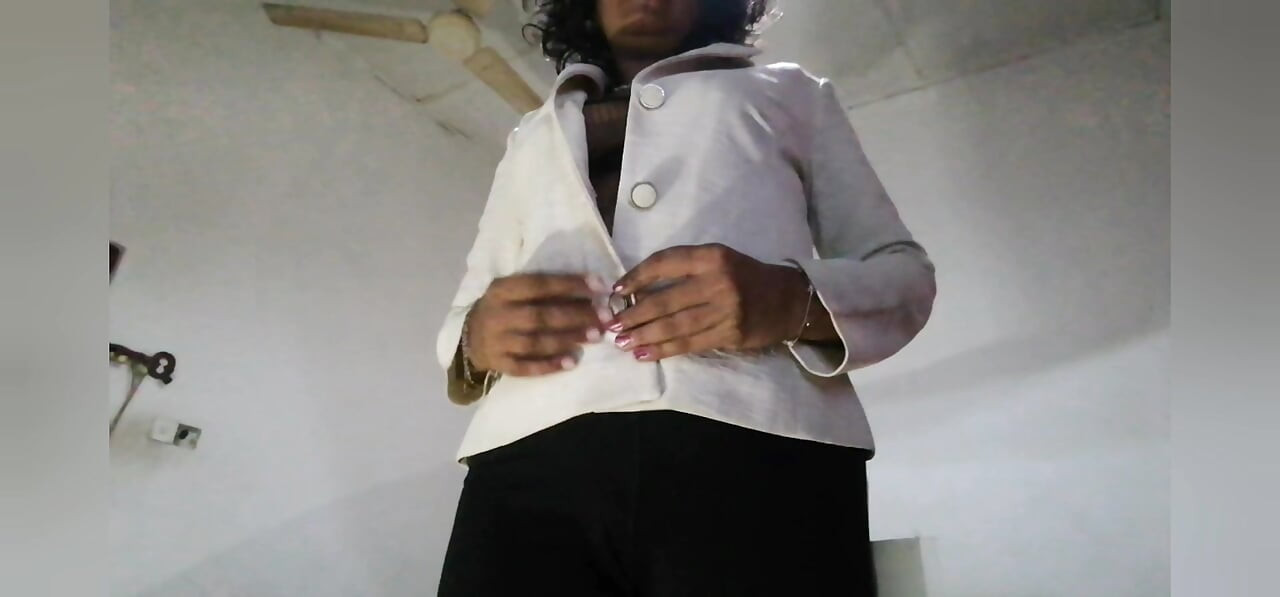 Step mother's home work with step son while husband was away