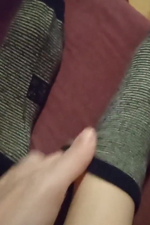 Beautiful White Legs From Which I Take off My Socks