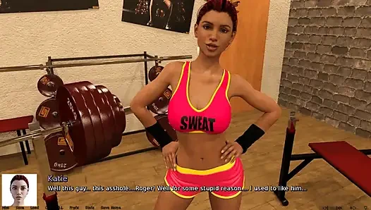 Wo das herz ist: typ und ein freches sexy mädchen im fitnessstudio, episode 14