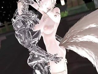 Honkai Impact - dança + sexo com robô (3D HENTAI)