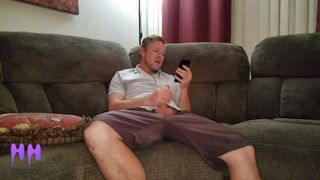 Step Bro Finds Nerdy Sisters Phone And  Cums To Her Nudes-PV