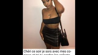 Slet cuckold zwarte Franse vrouw bijschriften