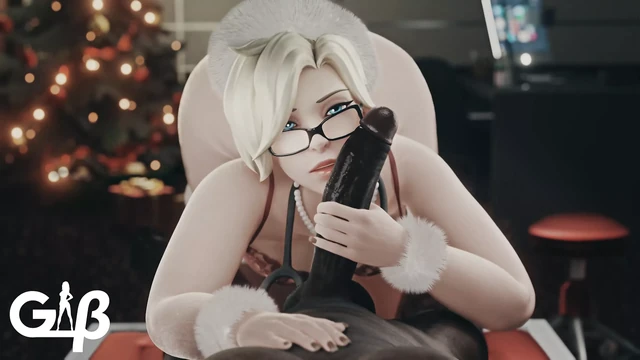 Mrs. Santa Worships A Big Dick
