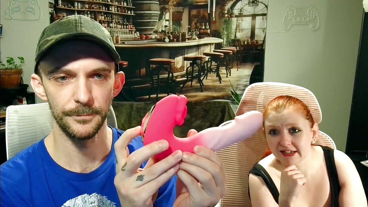 Amoochoo 3 em 1 vibrador dildo sugador e empurrador de ponto G unboxing e masturbação