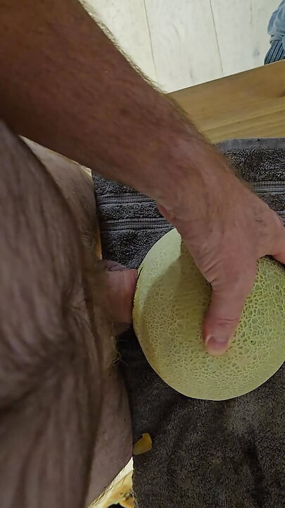 Fucking a melon