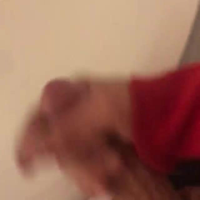 Tom wanks off his enormous cock and cums for me again