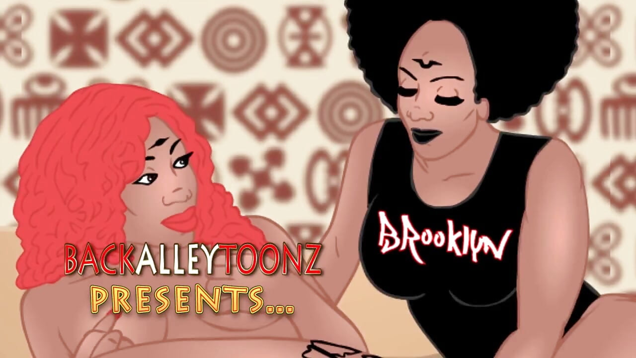 Menjilat pepek seks lesbian eboni berpantat besar