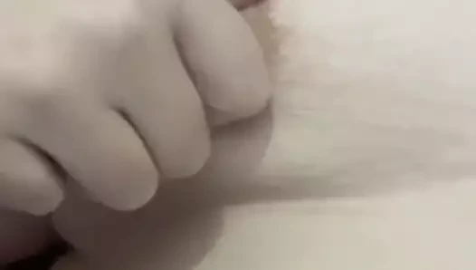 Lauren the Milf Pawg Wife playing with her big beautiful breast and larg...