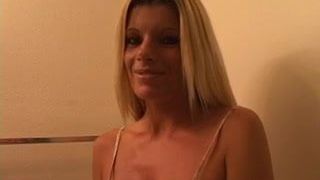 Horny chick chases a big hard cock