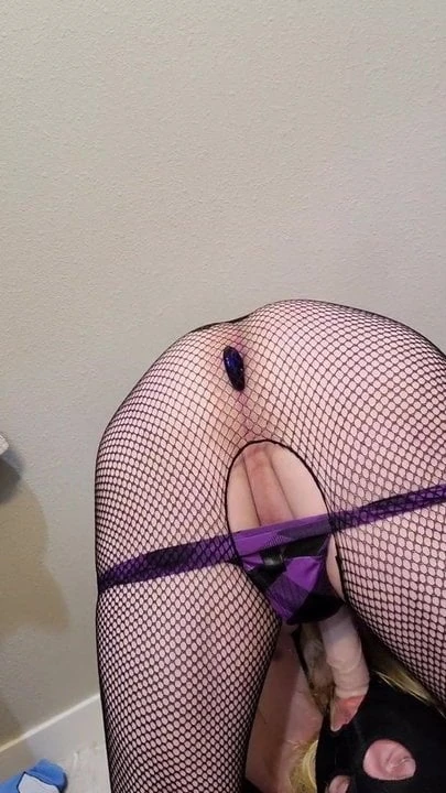 Chastity Sissy HFO Facial with Dildo Attached