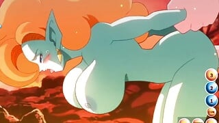 Zangya enjoys a huge cock pounding her little pussy from behind - Kame Paradise