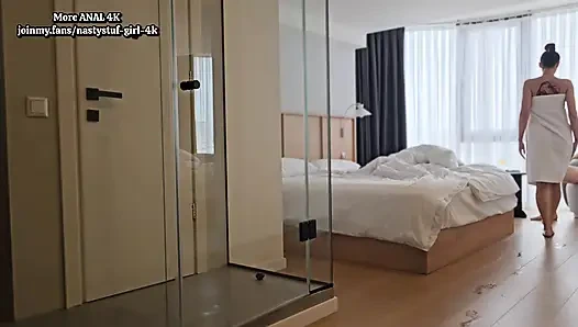 Yakuza Woman's Morning Anal Ritual