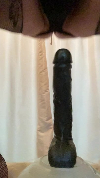 Another with my ten inch dildo