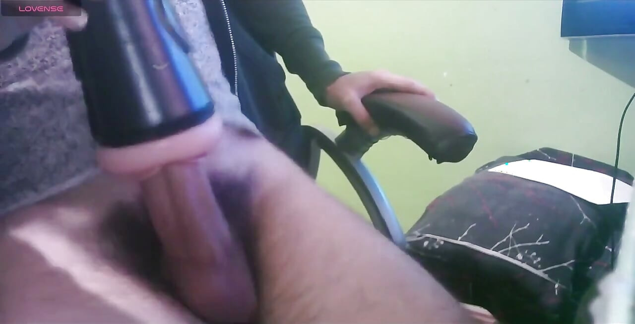 Fucking My Cock with the Vibrating Pussy