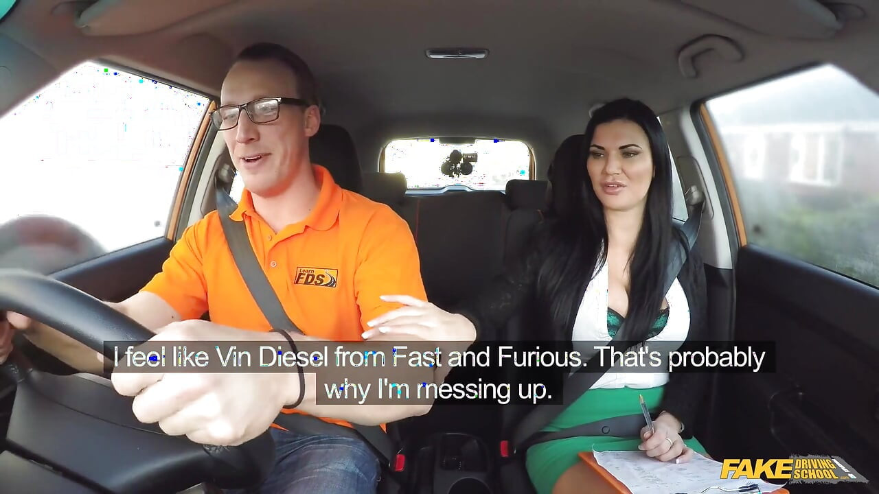 Fake Driving School - Big Tit Instructor Jasmine Jae Gives Handsome Luke a Wild Deep Throat He Will Never Forget