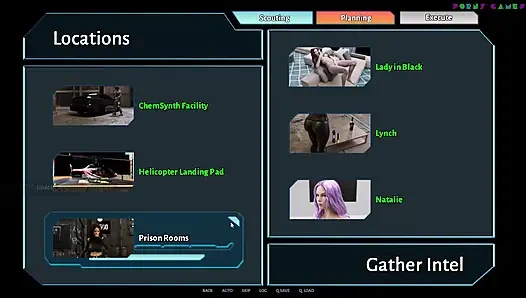 Кибернетическое соблазнение 1-й тысячей - секс на прецинте, Foxy Cop получает сливки