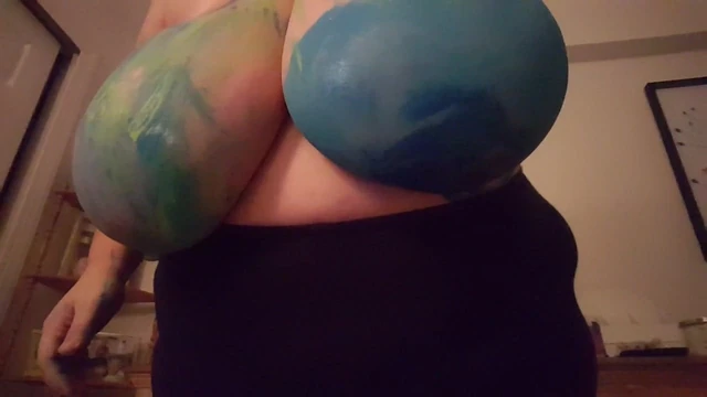 Breast Painting - Aftermath