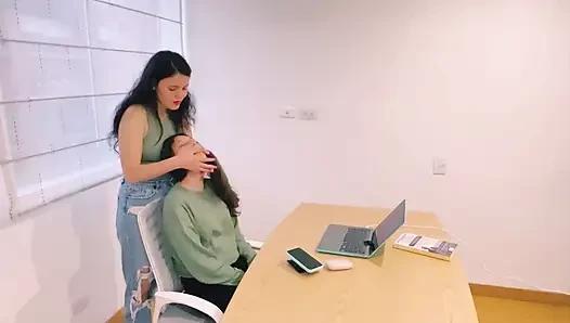 My secretary seduces me into becoming a lesbian