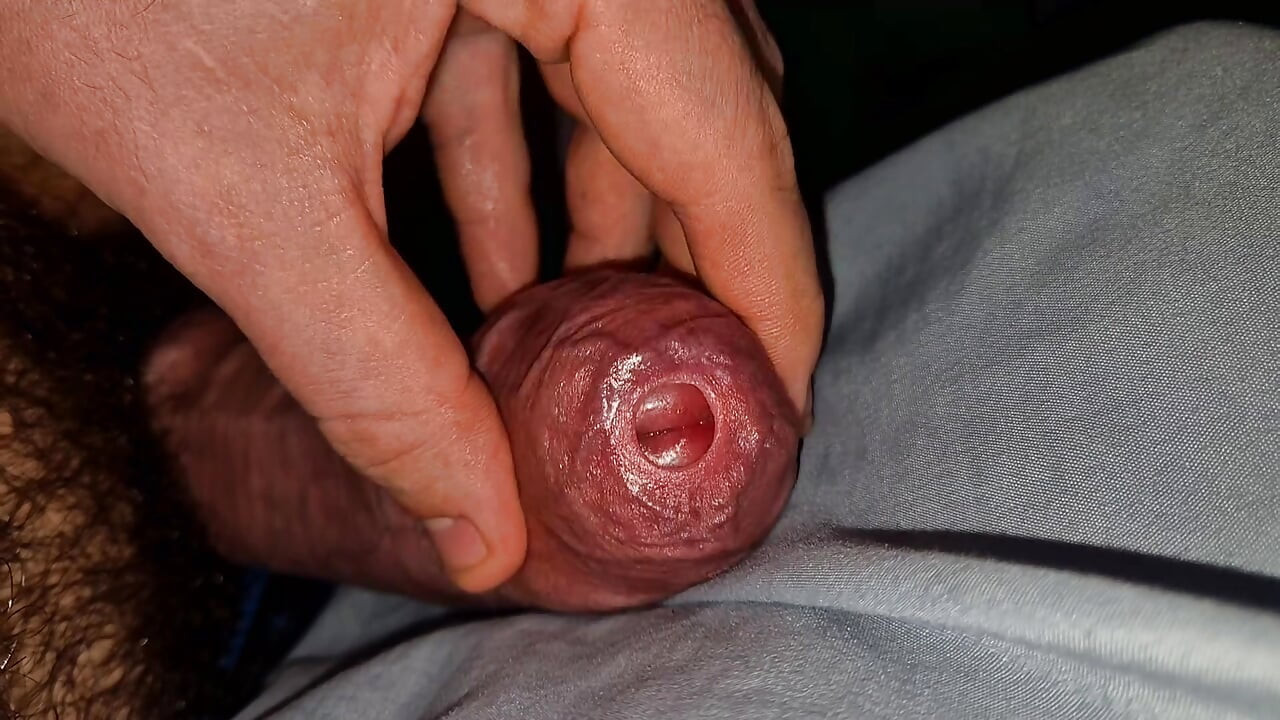 Huge Cock, Veiny and Extremely Wet Phimosis Uncut Forskin
