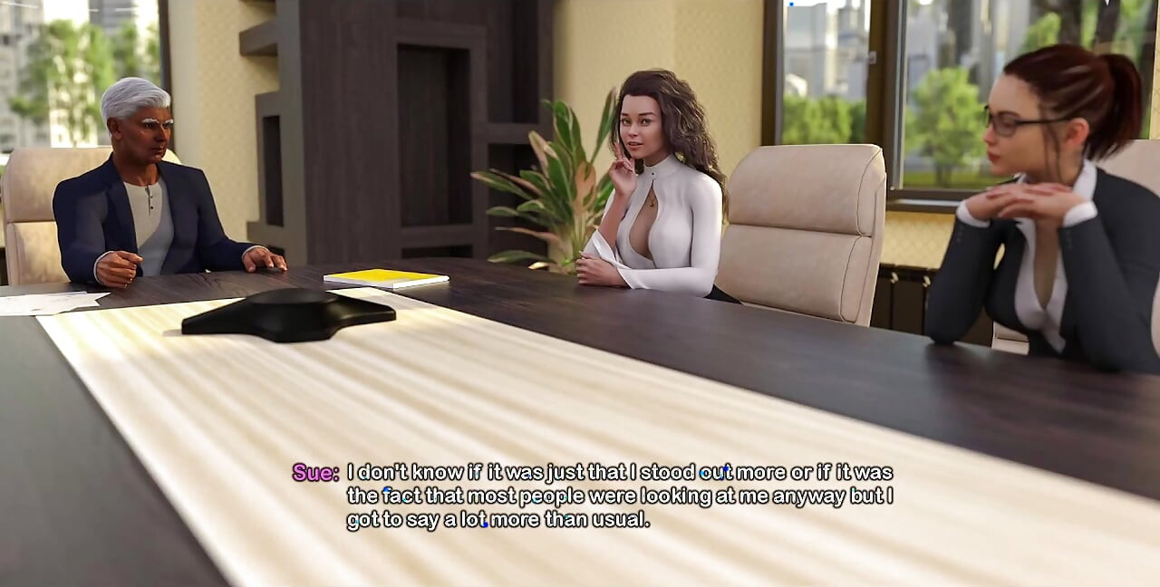 My Bimbo Dream - Setpmom Wears See Through Clothes at Work