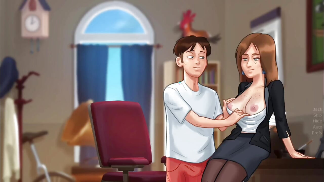 Miss bissette finally fucks Anon - summer time saga gameplay