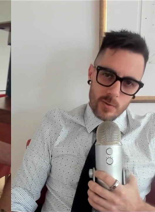 Asmr Roleplay as Your Grad College Professor! Includes Cumshot!