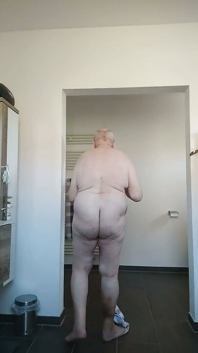 Playing with My Cock Before and After Shower