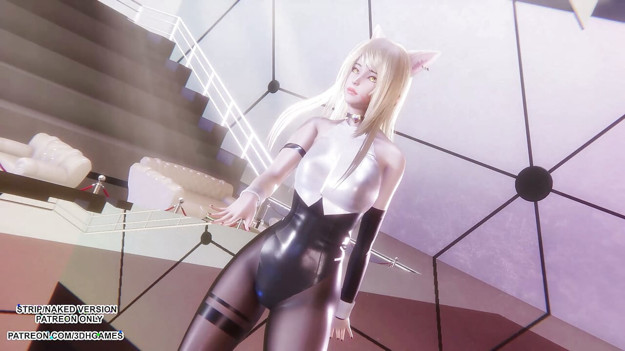 MMD CHUNG HA - STRESS - Ahri sexy kpop Dance Liga der Legenden, hentai unzensiert 4K 60FPS