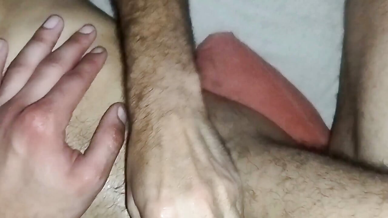 Hairy Male Opening His Ass
