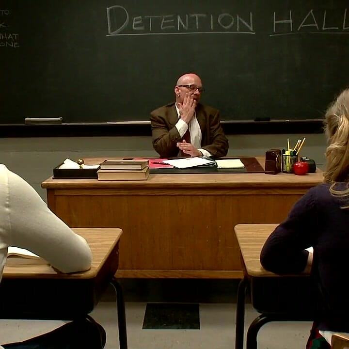 Bratty Princess Penny Cuckolds Her Teacher in Front of the Class