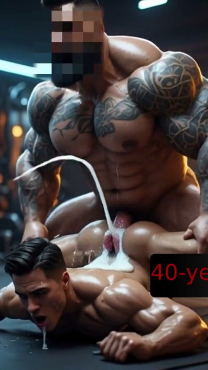 Gay Ass Trainer - Wild Fuck in the Gym with Youngsters | Clip 1