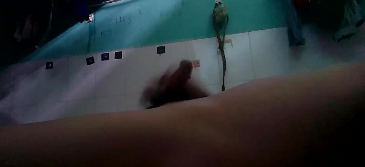 Voyeurism of his masturbating in the motel