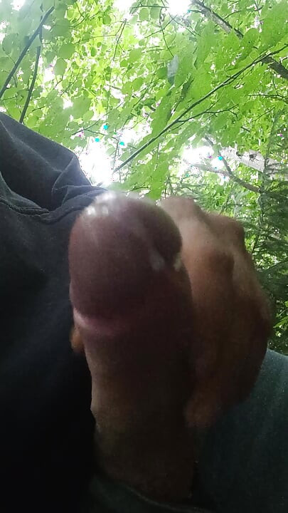 Cumshot at the Bus Stop