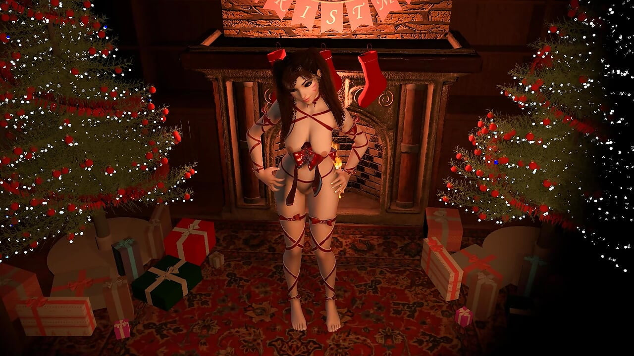 D.va Christmas Gift - Overwatch Porn Parody