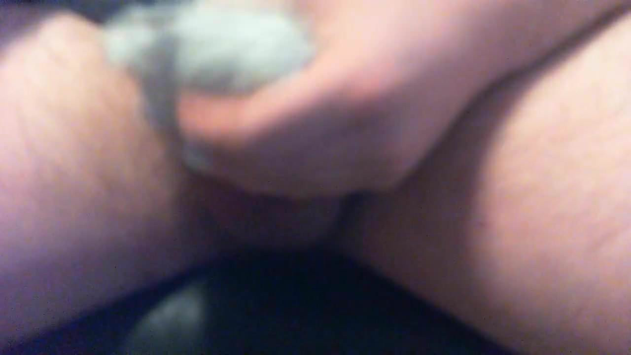 white used panites cum 3