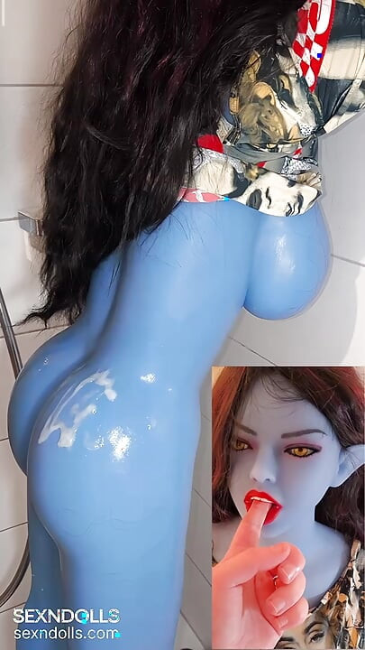 Shower sex with Arden and cum all over her