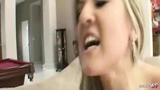 Blonde Sexy Teen Mia Rose Fucked in Villa From Date to Orgasm