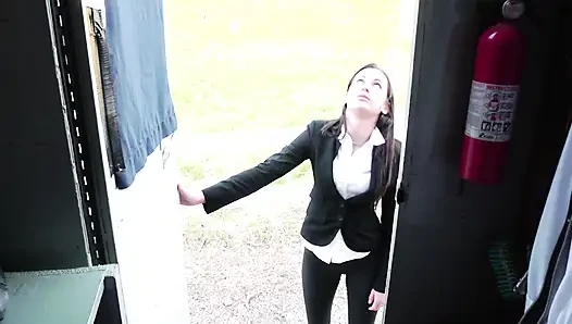 Lesbian teen 3some