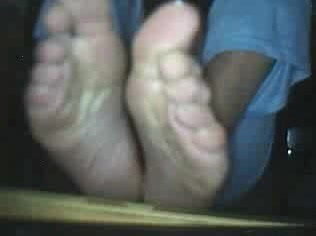 Straight guys feet on webcam #327