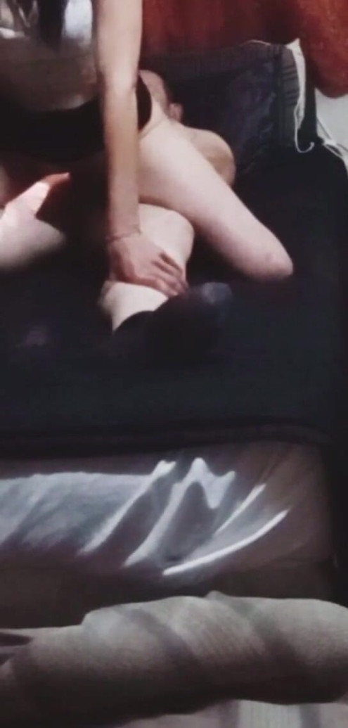 He couldnt wait to get some of this wet tight sexy pussy  that got him cuming hard for me | Clip 2