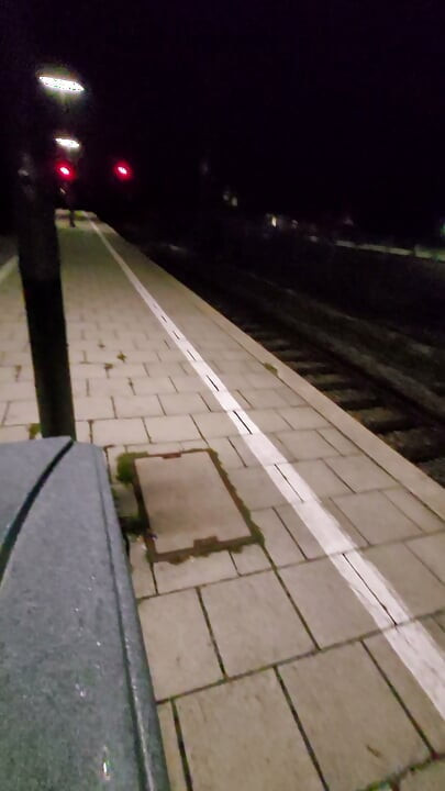 A gozar na estação de comboios!!