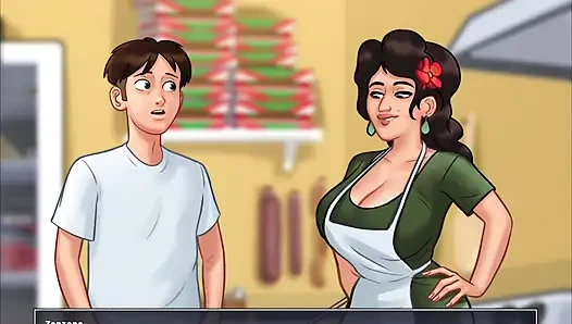 Ateşli olgun orta yaşlı seksi kadın - yaz mevsimi efsanesi