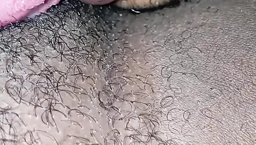 Sucking the sweaty pussy of the married believer after the service