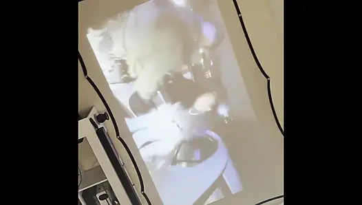 İri güzel kadın yarağımda zıplıyor