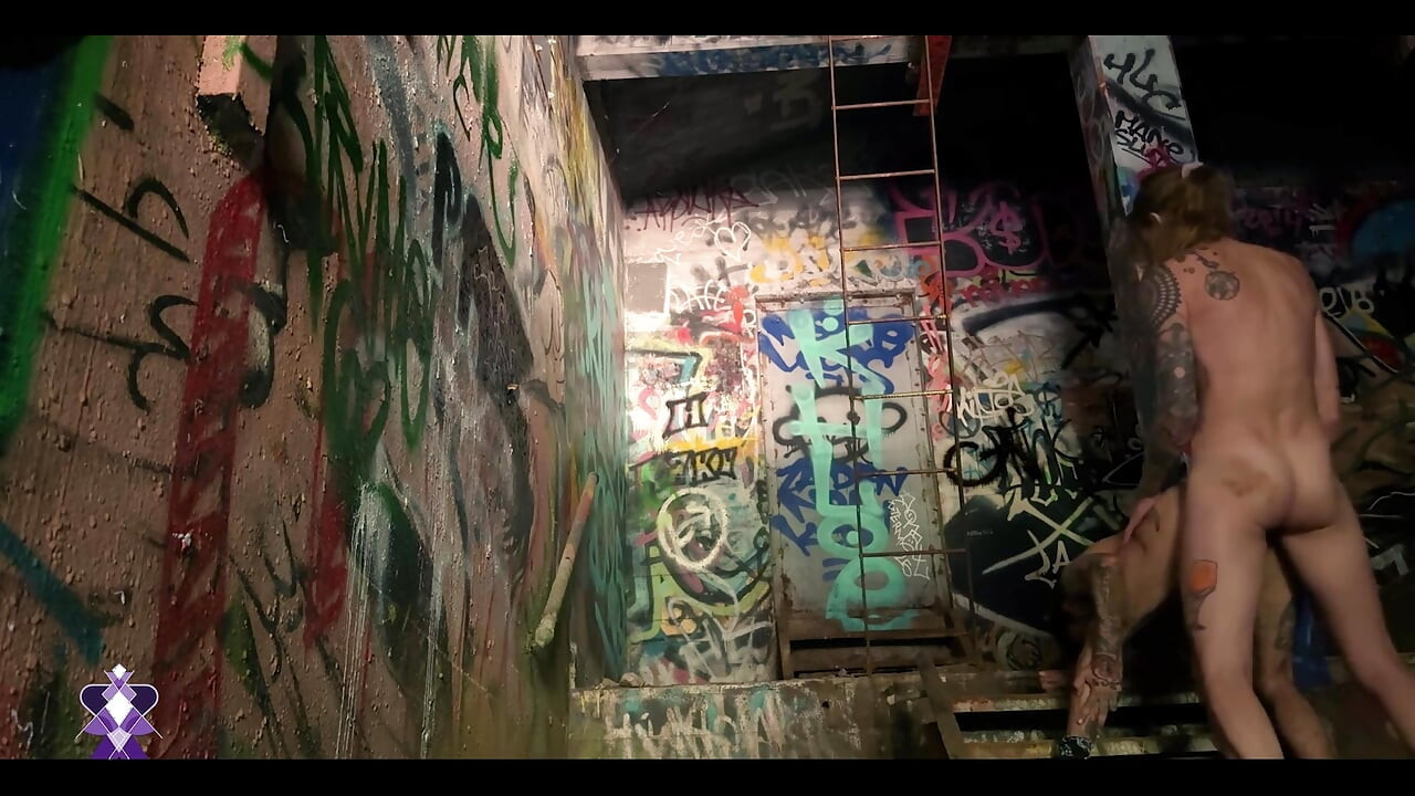 Trans Girl Public Fucking of a Trans Man in an Abandoned Powerplant