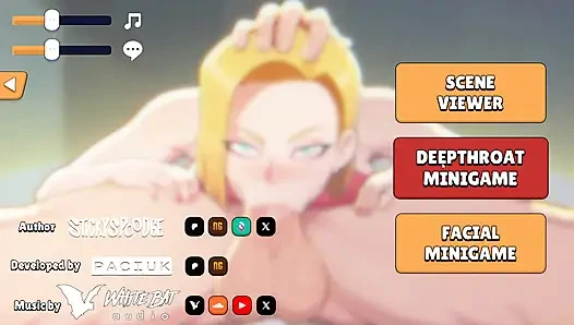 Android 18 Gears Deep - Идеальный минет от Android 18